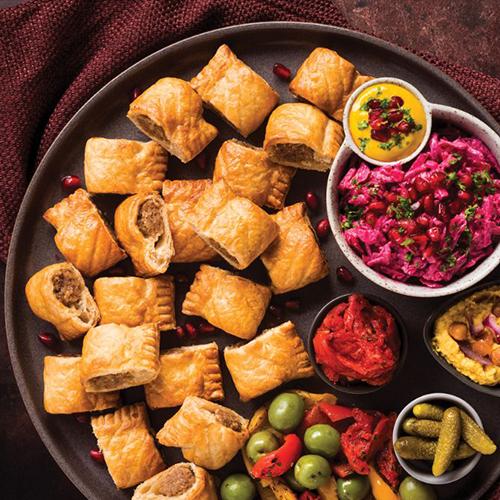 100 COCKTAIL SAUSAGE ROLL 6X100 - Lynas Foodservice