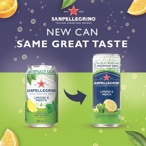 San Pelligrino Lemon & Mint 4x6x330ml