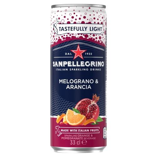 San Pelligrino Pomegranate & Orange 4x6x330ml