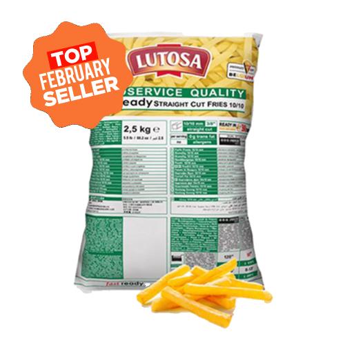 Lutosa 10mm Extra Crispy Chips 4x2.5kg