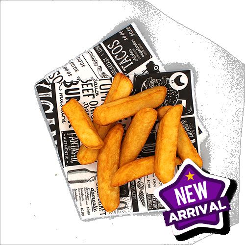 Lutosa Jumbo Fries 18-18 mm (11/16") Pub Fries  4x2.25kg (Xtra Crispy)