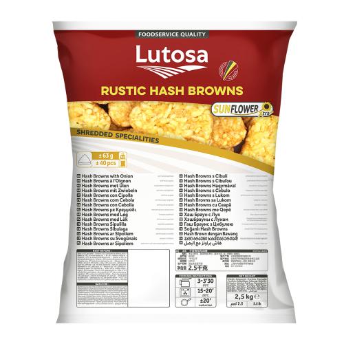 Lutosa Rustic Hash Browns 4x2.5kg
