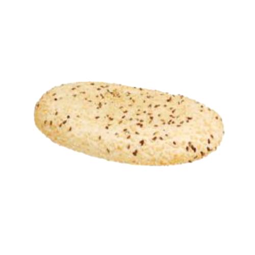 Oval Panini with Flax and Sesame Seeds Stone Baked 1x36