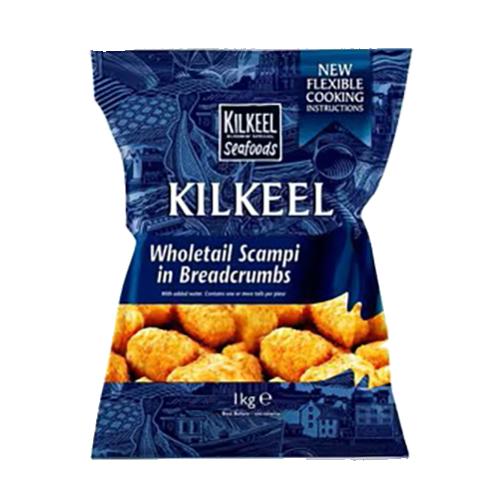 Kilkeel Wholetail Breaded Scampi 5x1kg (4WayCook)