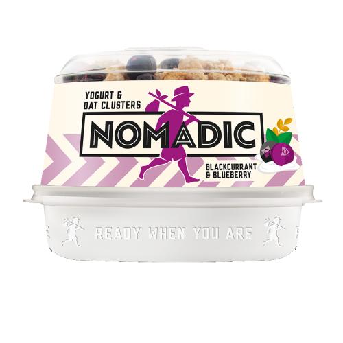 Nomadic Yoghurt & Oat Bowl Blueberry & Blackberry 6x169g
