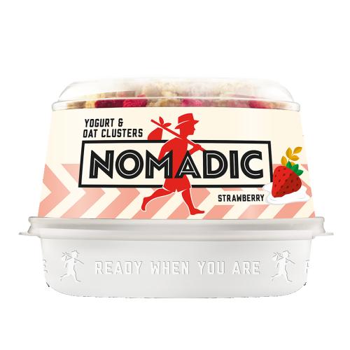Nomadic Yoghurt & Oat Bowl Strawberry 6x169g