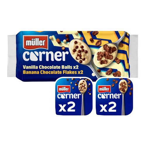 Muller Crunch Corner 3x4pk (124G)
