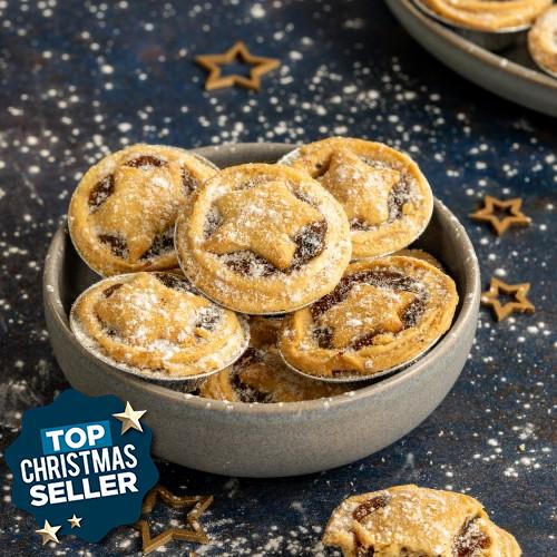 Star Topped Mince Pies 36 (Mini) (Thaw & Serve)