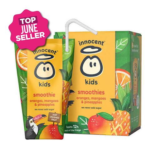 Kids Innocent Smoothies Orange Mango Pineapple 4x4x150ml