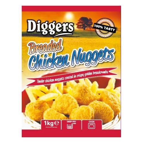 Jumbo Breaded Chicken Nuggets 6x1kg  