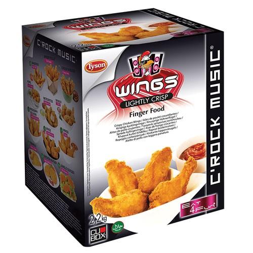 Lightly Crisped Wings 1X2.2KG (MID&PRIME)