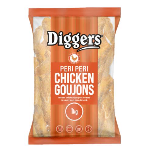 Diggers Peri Peri Chicken Goujons 5x1kg