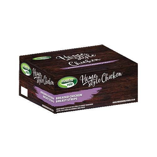 Meadowvale Breaded Chicken Strips 4x1kg