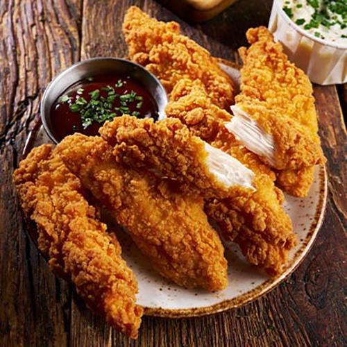Meadowvale Breaded Chicken Strips 4x1kg
