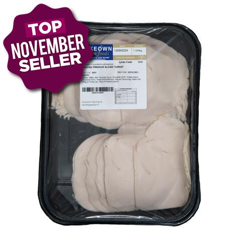 Premium Sliced Turkey 4x1kg