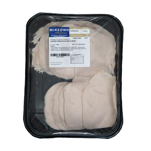 Premium Sliced Turkey 4x1kg