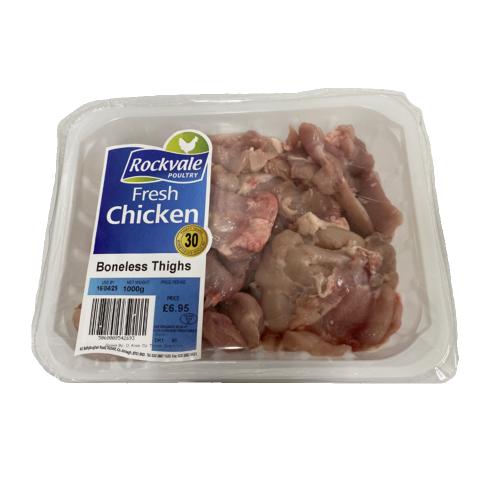 Rockvale Poultry Boneless Chicken Thigh Meat - Order by 2pm - Day 1 for Day 3