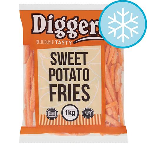 Diggers Sweet Potato Fries 10x1kg