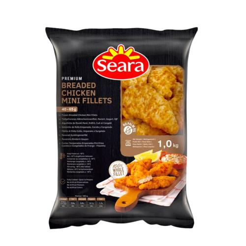 Seara Chicken Mini Fillets 10x1kg (Breaded Goujons)