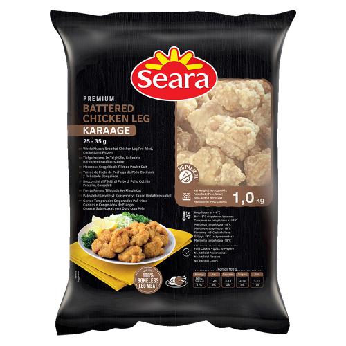 Seara Battered Chicken Karaage (Leg Meat) 10x1kg