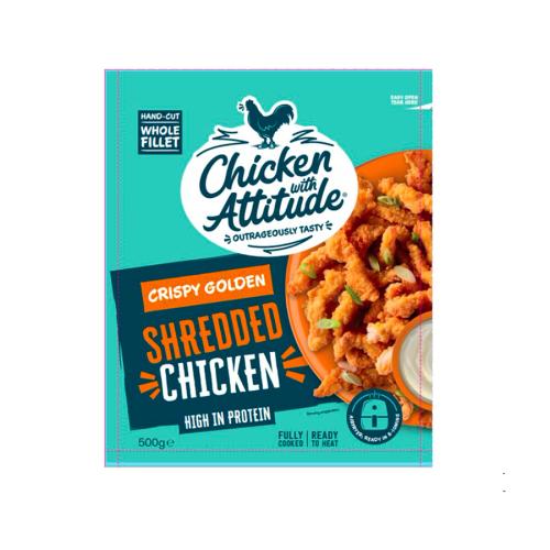 Vista Crispy Shredded Chicken (Chicken With Attitude) CWA 10x500g