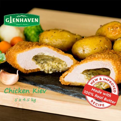 Glenhaven Gourmet Chicken Kiev 5x880g 