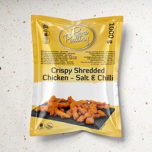 Pure Poultry Crispy Shredded Salt & Chilli Chicken 5x1kg