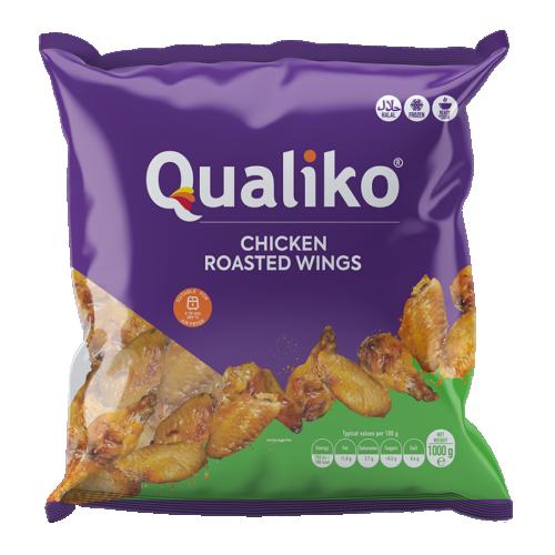 Qualiko Roasted Cooked Chicken Wings 10x1kg