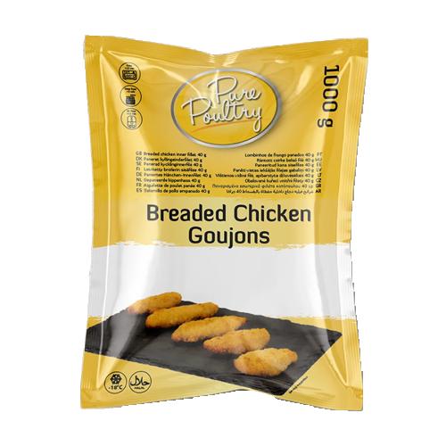 Pure Poultry Breaded Chicken Goujons 5x1kg