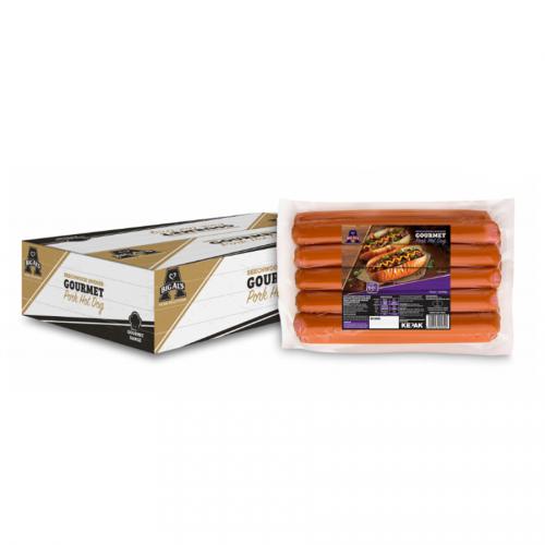 Big Al's Gourmet Pork Hot Dogs 1x48