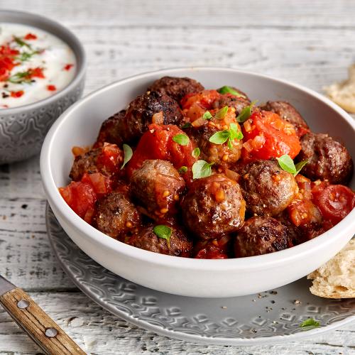 Frozen Beef Meatballs with seasoning 15x1kg