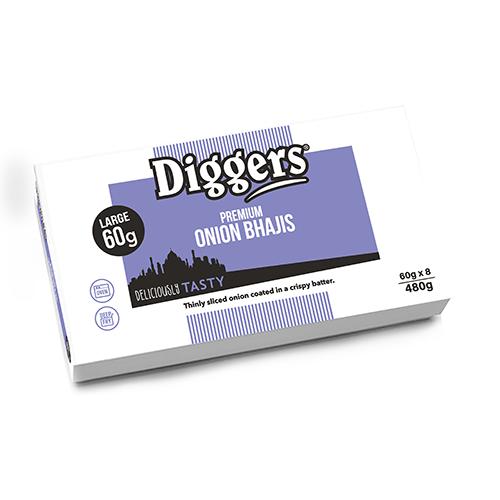 Diggers Onion Bhaji 10x480g (8x60g)