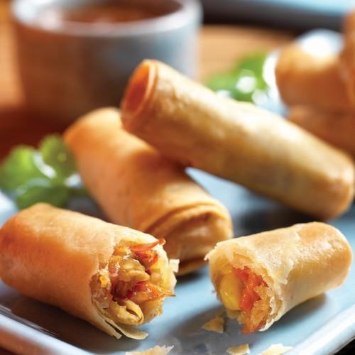 The FoodFellas Veg Spring Rolls 80X90GM