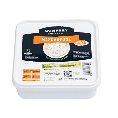 Compsey Mascarpone Cheese 43% 6x1kg