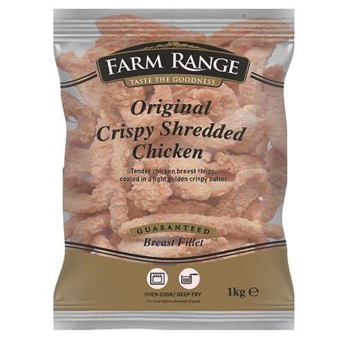 Farm Range Crispy Shredded Chicken 5X1KG