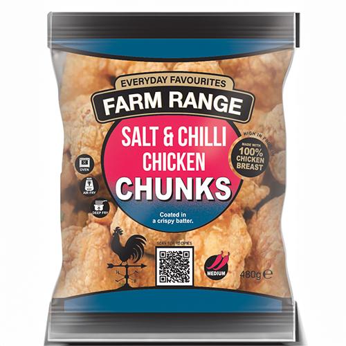 Farm Range Salt N Chilli Chunks 16X480g