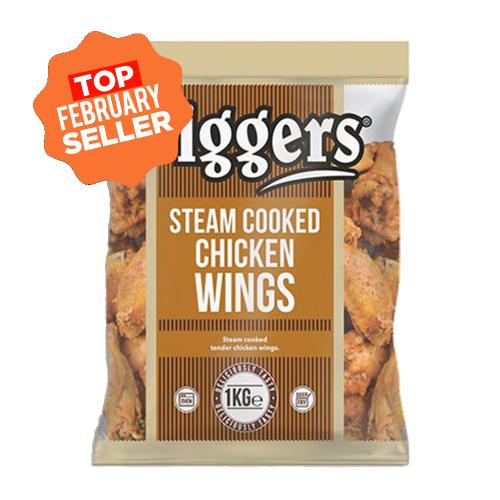 Diggers Steam Cooked Chicken Wings 5x1kg