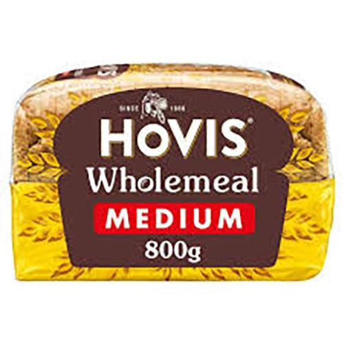 Medium Sliced Pan Loaf Wholemeal 8x800g