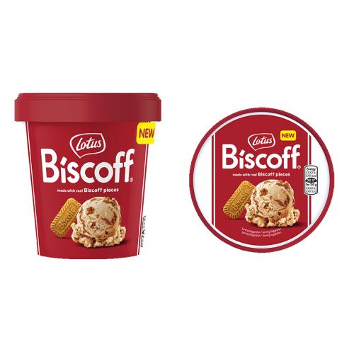Biscoff Ice Cream Tub 8x425ml