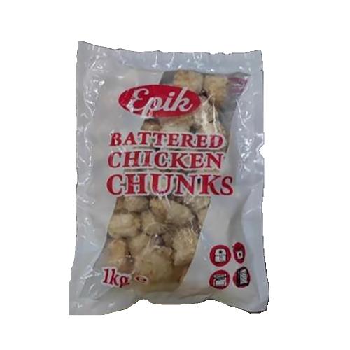 Epik Battered Chicken Chunks 5x1kg