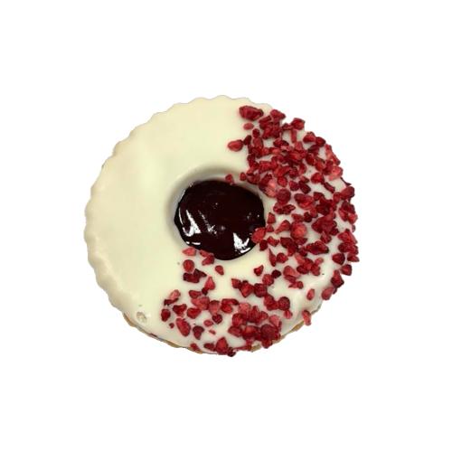 Grahams Bakery Raspberry & White Chocolate Sandwich Biscuit 1x12