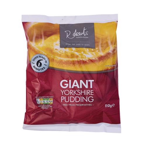8" Giant Baked Yorkshire Puddings 12x110g 