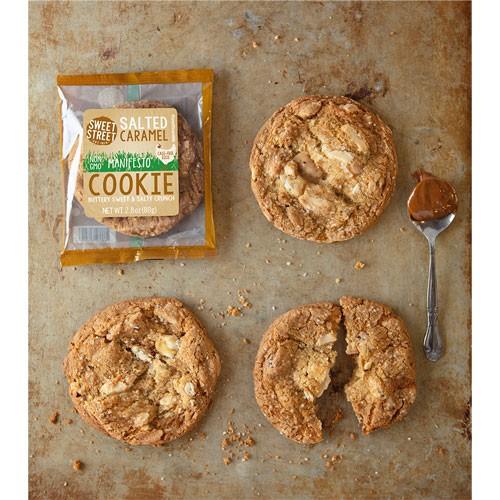 Sweet Street Individually Wrapped Salted Caramel Cookie 1x48