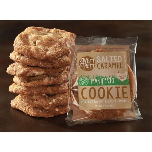 Sweet Street Individually Wrapped Salted Caramel Cookie 1x48 Lynas Foodservice 0754