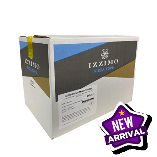 Izzimo Grated Mozzarella Cheese Blend 80/20 6x1.8kg