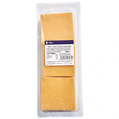 Chefs' Selections Red Mature Cheddar Slices 6x1kg