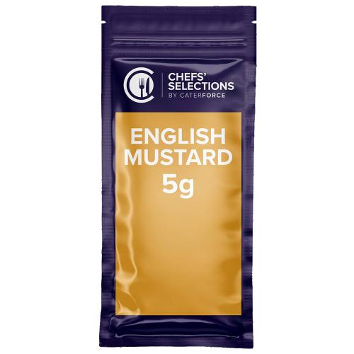 Chefs' Selections English Mustard Sachet 1x200