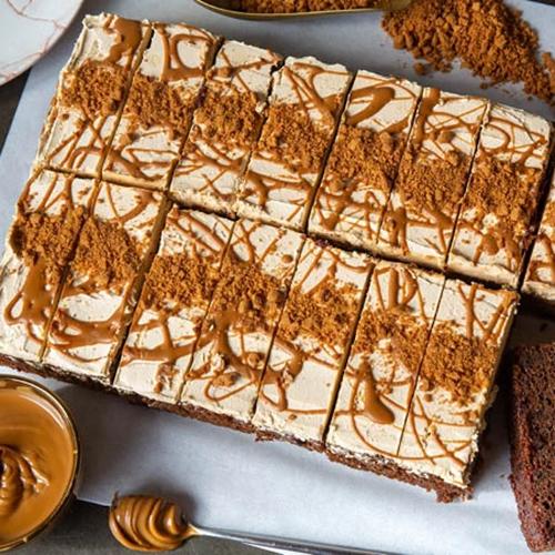 Sticky Toffee Traybake With Biscoff 6x18ptn