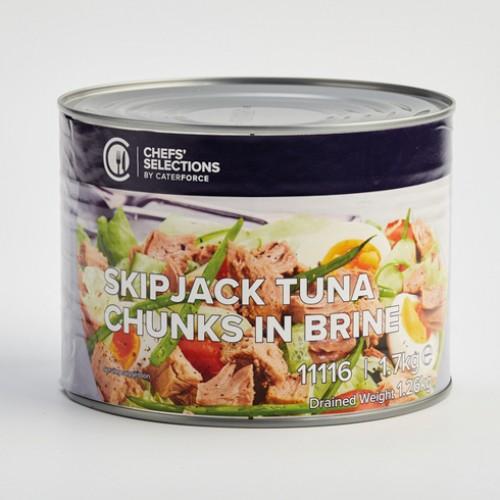 Chefs' Selections Tuna Chunk Brine Tin 6x1.7kg