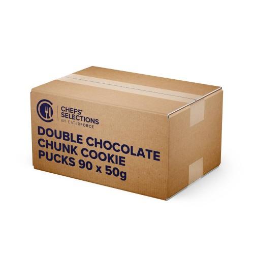 Chefs' Selections Double Chocolate Cookie Puck 90x50g